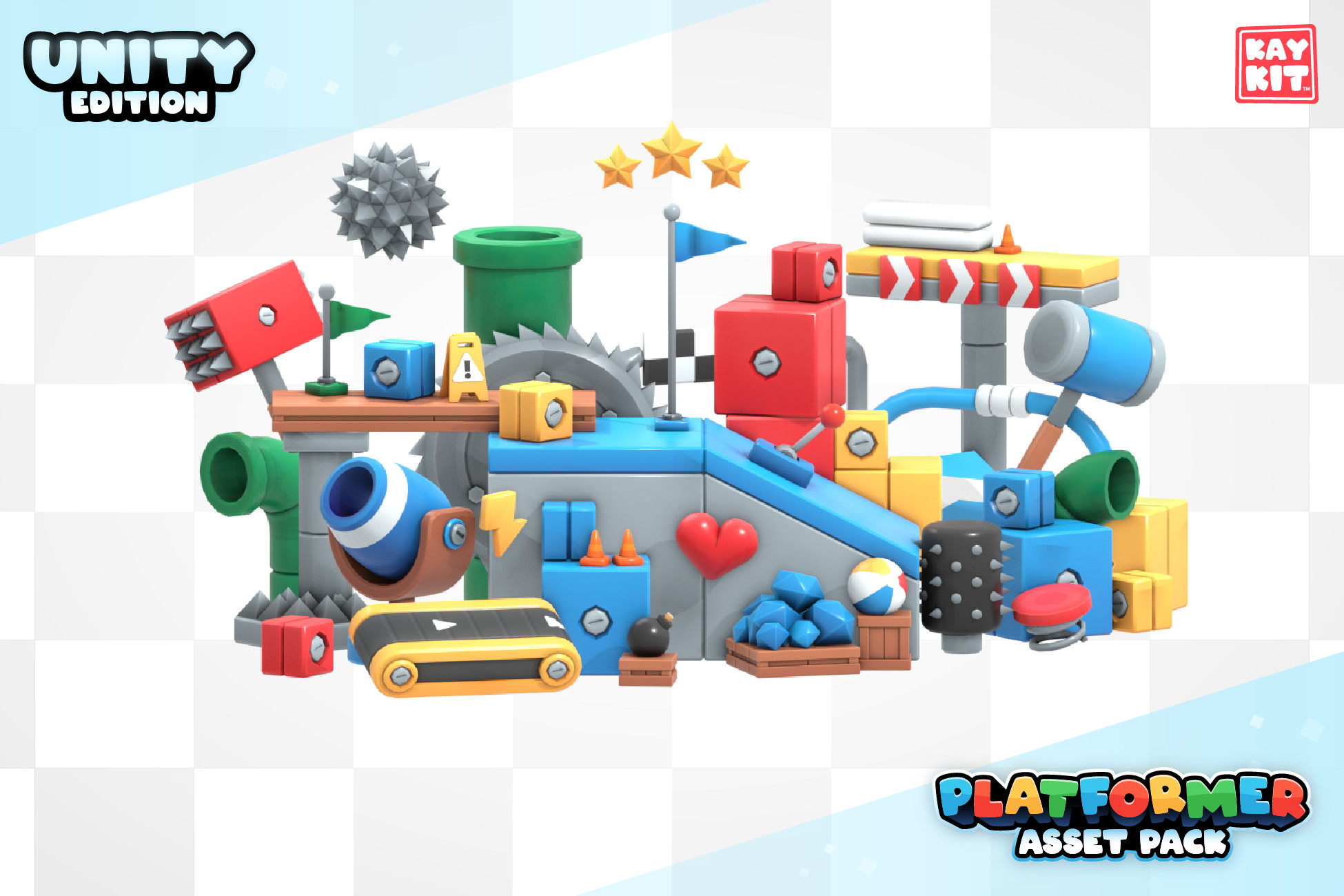 Platformer Unity KayKit - Platformer Pack (for Unity) | 3D Environments | Unity Asset Store