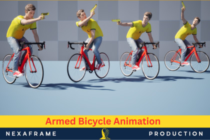 Armed Bicycle Animation