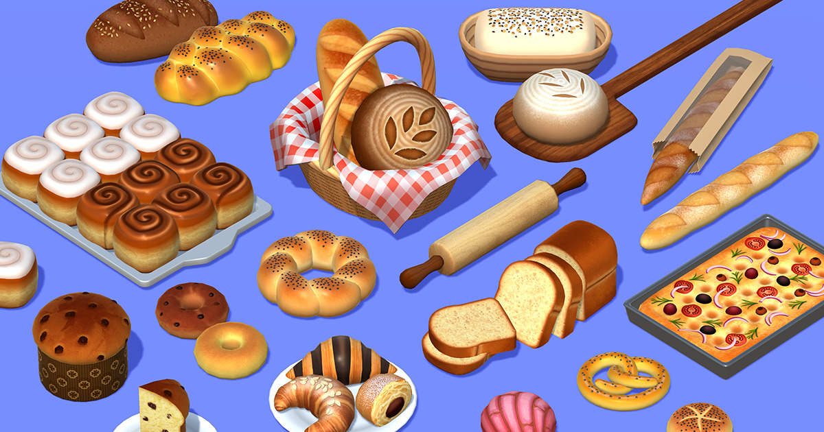 Fresh Bread | 3D Food | Unity Asset Store