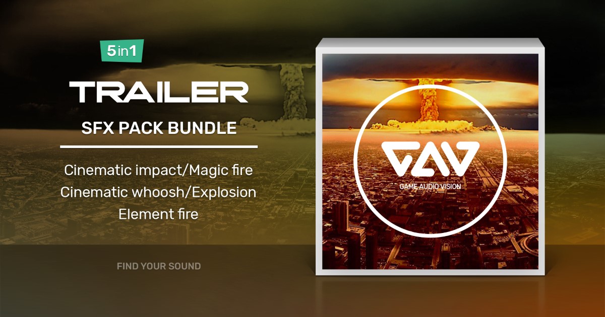 Trailer sfx bundle pack | Audio Sound FX | Unity Asset Store