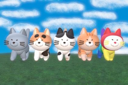 Cartoon-Style Cats Vol.2