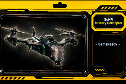 Sci-Fi Transport - Military Helicopter