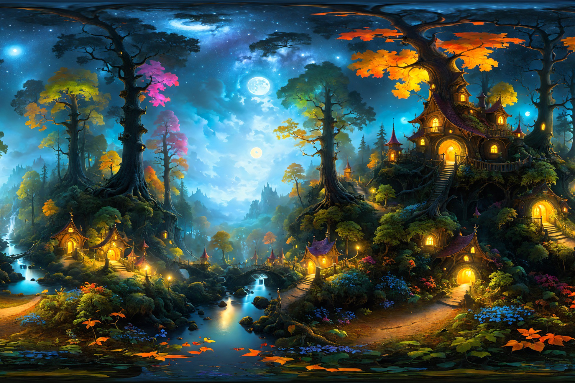 HDRI Cartoon Fairytale Location Panoramas