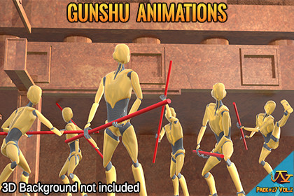 Gunshu animations (Motion Cast#27 Vol.2)
