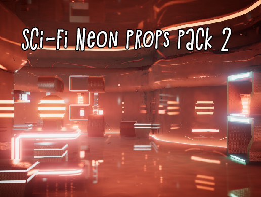 Unity Future Props Sci-Fi Neon Props Pack 2 | 3D Sci-Fi | Unity Asset Store