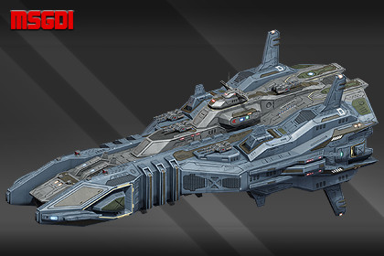 Spaceship Mercury Battleship