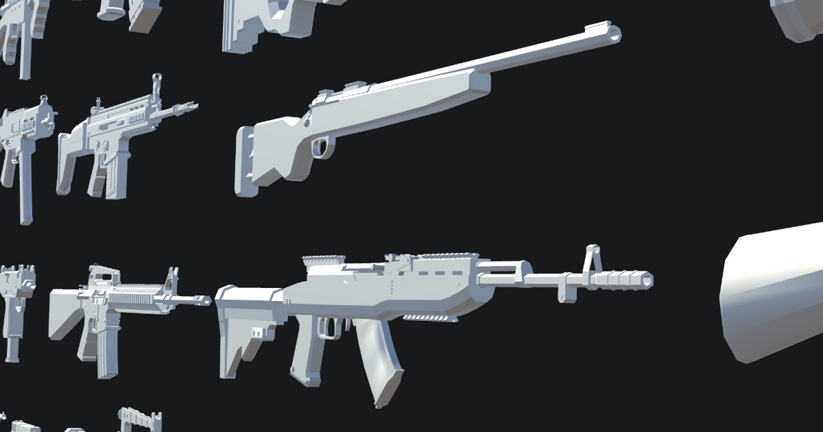 3DIY : Base weapons | 3D Weapons | Unity Asset Store