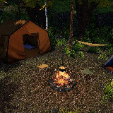 Campsite - Retro Style Modular Environment Pack