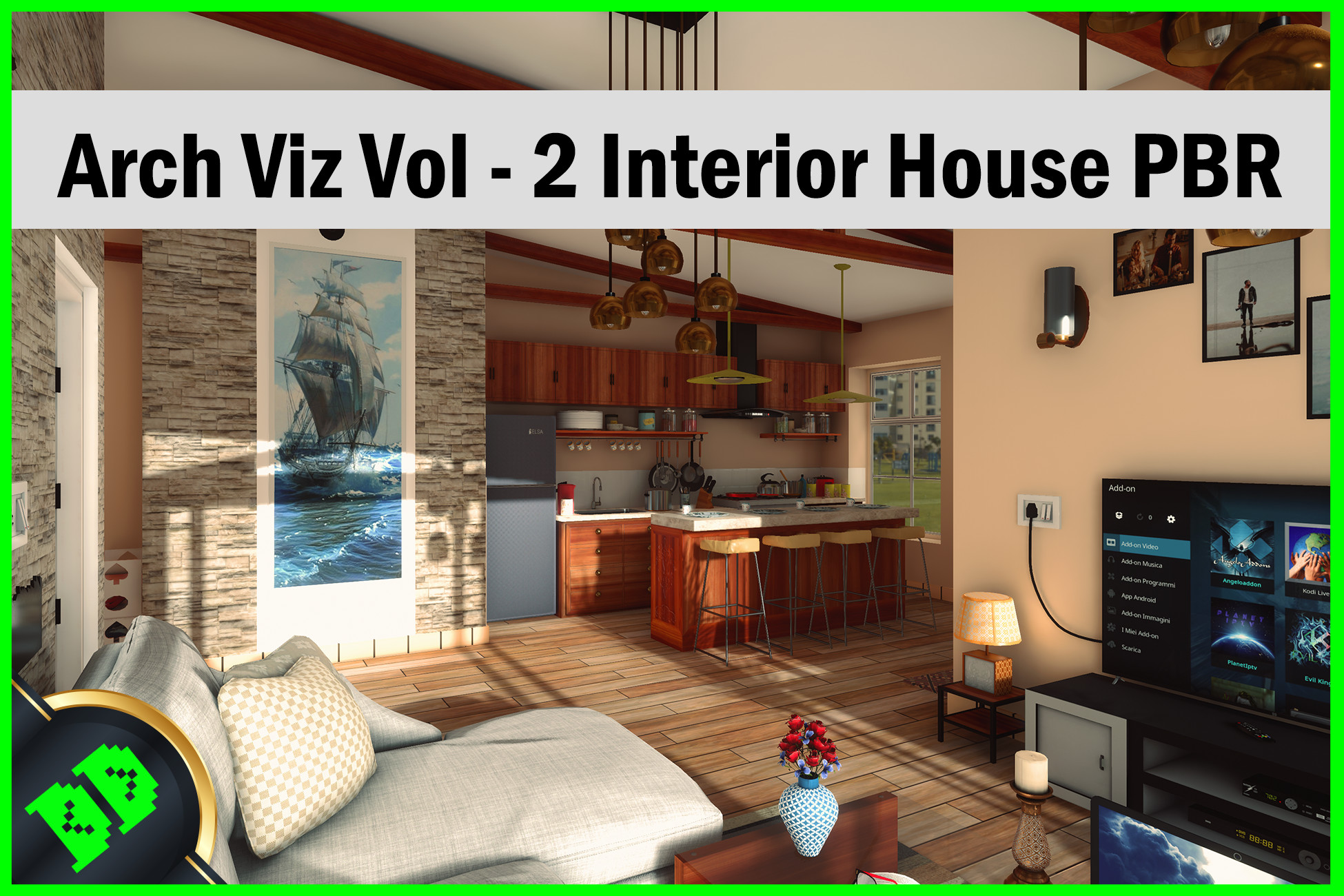 DevDen Arch Viz Vol 2 - Interior House PBR | 3D Interior | Unity Asset ...