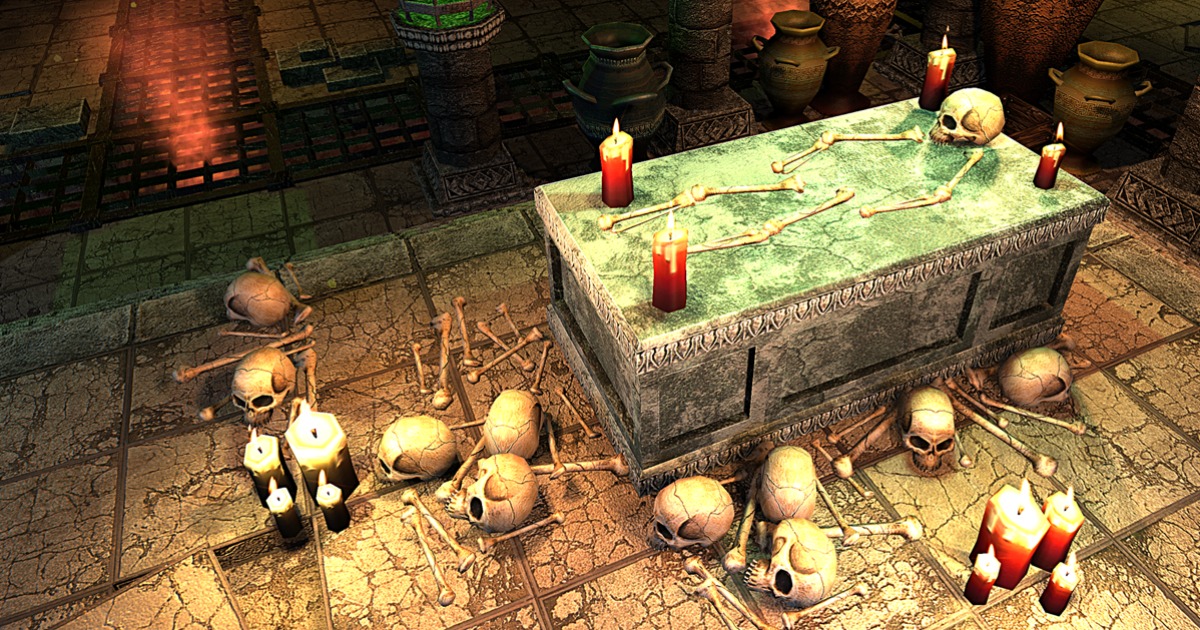 Catacombs & Crypts Interiors Kit | 3D Dungeons | Unity Asset Store
