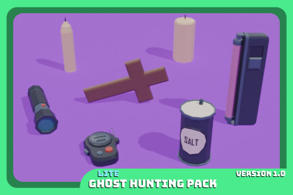 Low-Poly Ghost Hunting Pack Lite