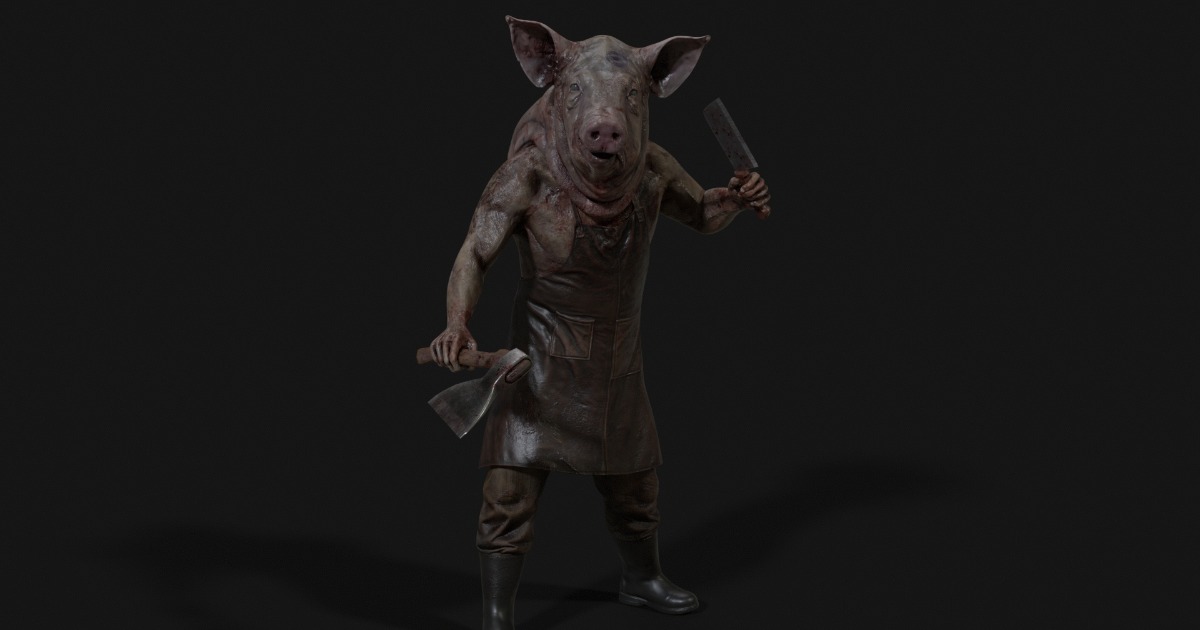 Pig Unity Pig-headed butcher | Characters | Unity Asset Store