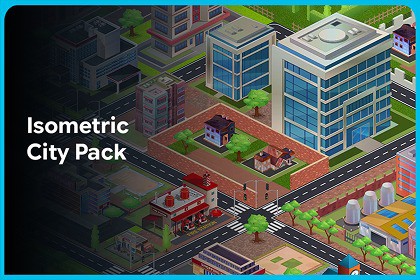 2D Isometric City Builder Pack
