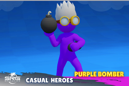 Casual Heroes - Purple Bomber
