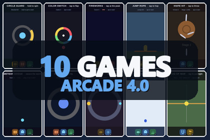 Mini Game Templates Arcade 4.0 - 10 Arcade Starters for Unity
