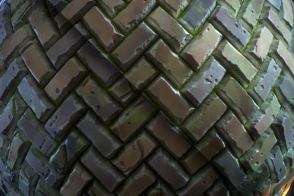 Stone Floor (Ghibli) Texture & Material Vol. 10