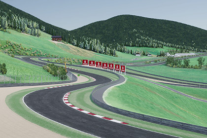 Realistic Race Track Salzburg