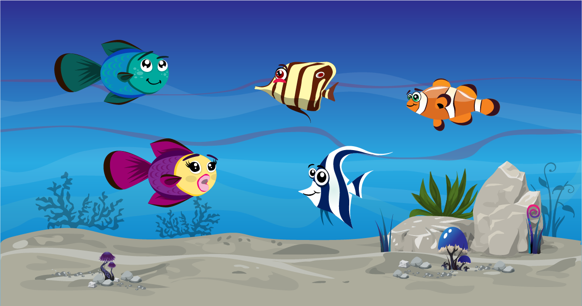 2d Cartoon Fish Animation | 3D Animations | Unity Asset Store