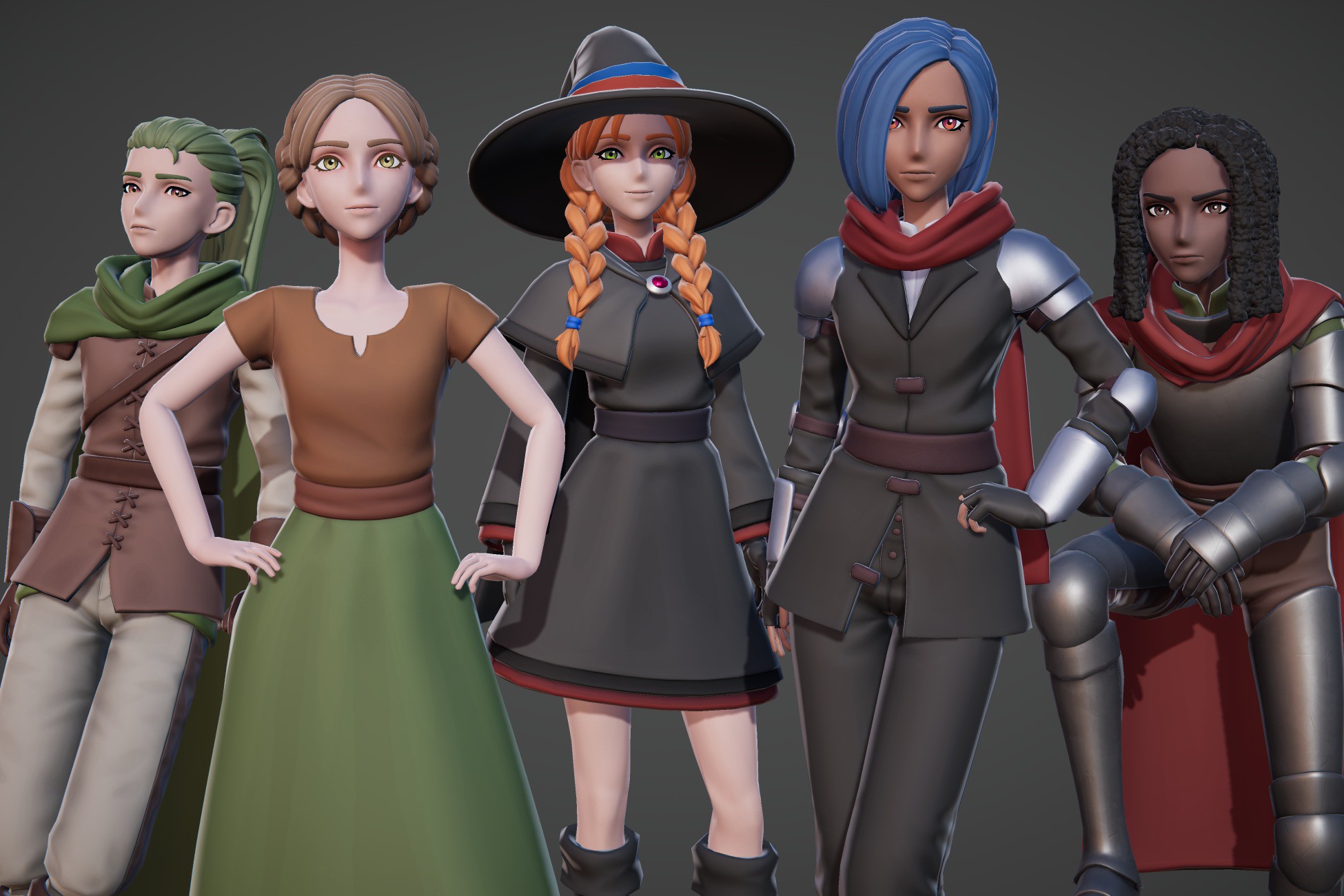 Modular Stylized Character 2 - Fantasy | Characters | Unity Asset Store