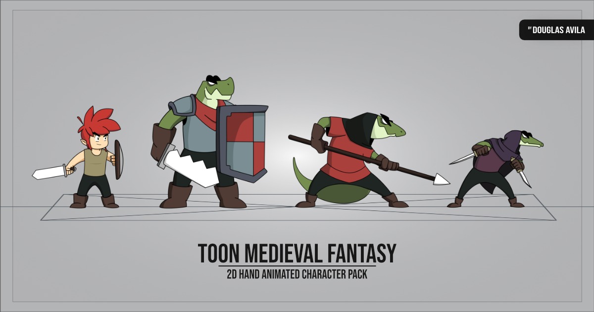 Fantasy Character Pack 2D | 2D Characters | Unity Asset Store