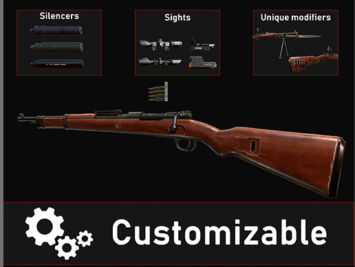 Weapons Customizable Package | 3D Guns | Unity Asset Store