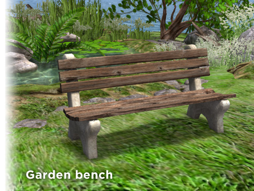 Unity Bench Garden Bench | 3D 외부소품 | Unity Asset Store