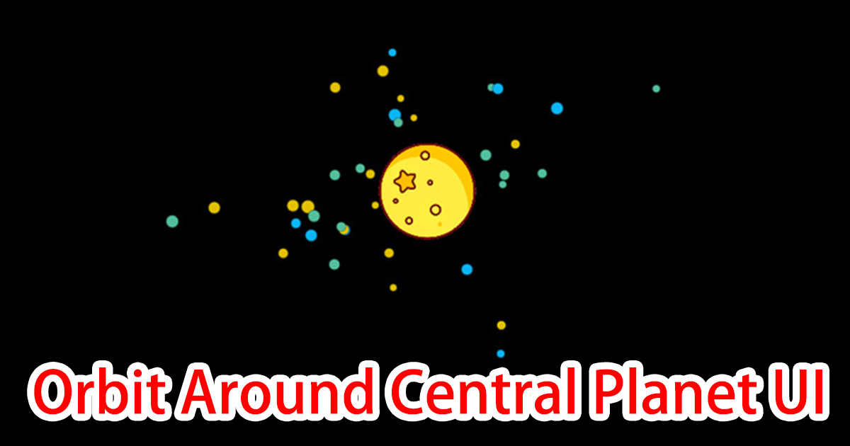 Orbit Around Central Planet UI By maything | 2D GUI | Unity Asset Store