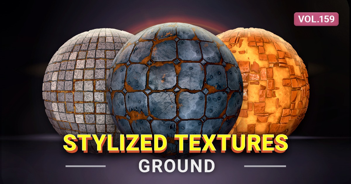 Ground Textures 159 - Stylized Texture | 2D Textures & Materials ...