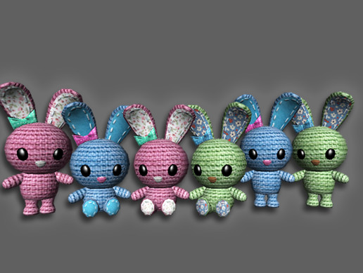 Soft toy bunny | 3D | Unity Asset Store