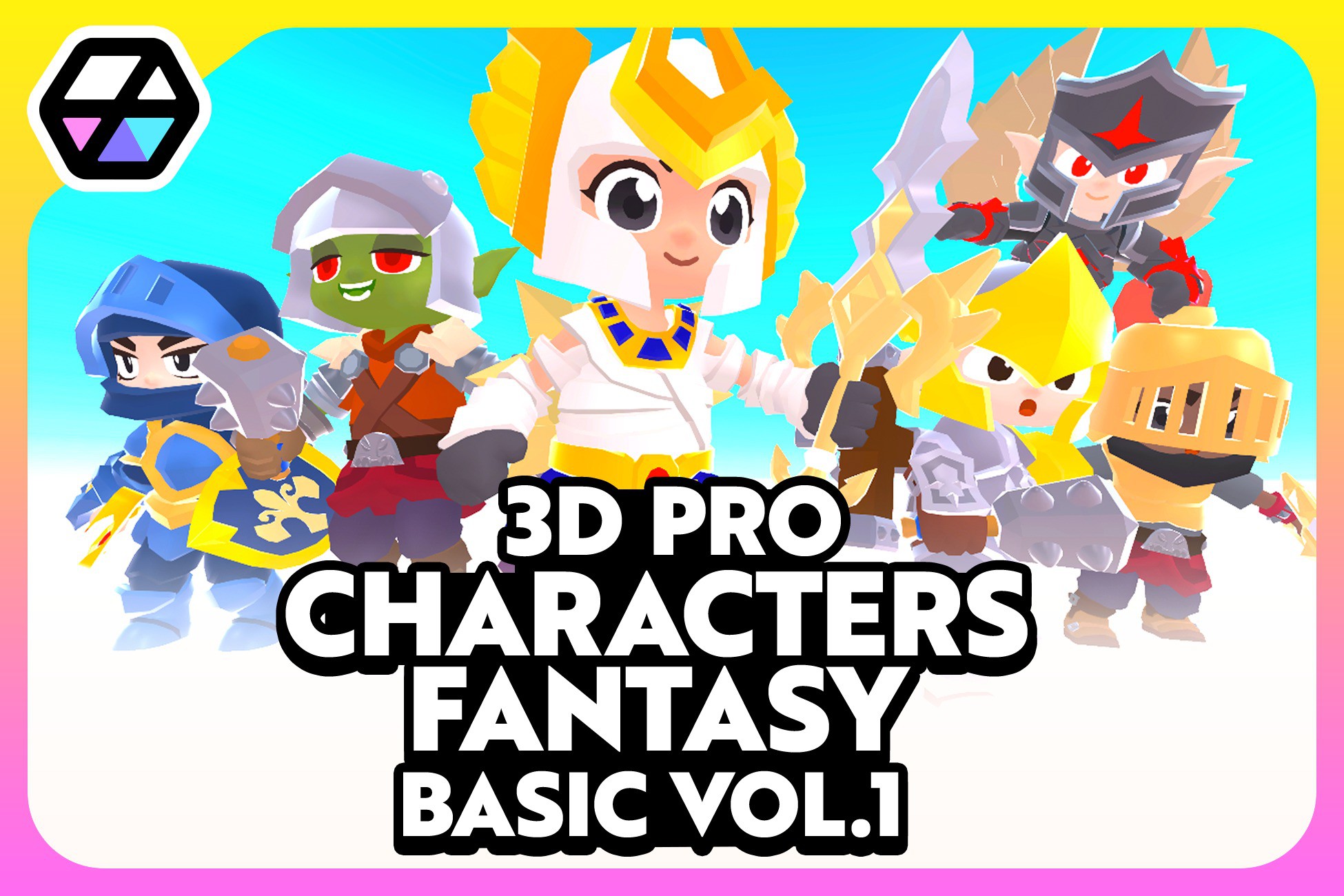 Basic Character Build 3D Characters Pro - Fantasy Basic Vol.1 | 角色 | Unity Asset Store