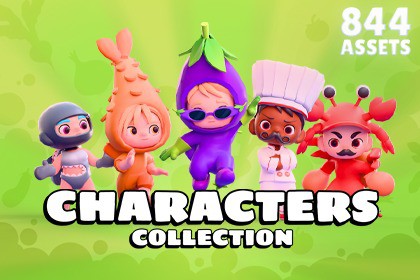 GASTRO: Modular Characters Collection Pack by yaro.team