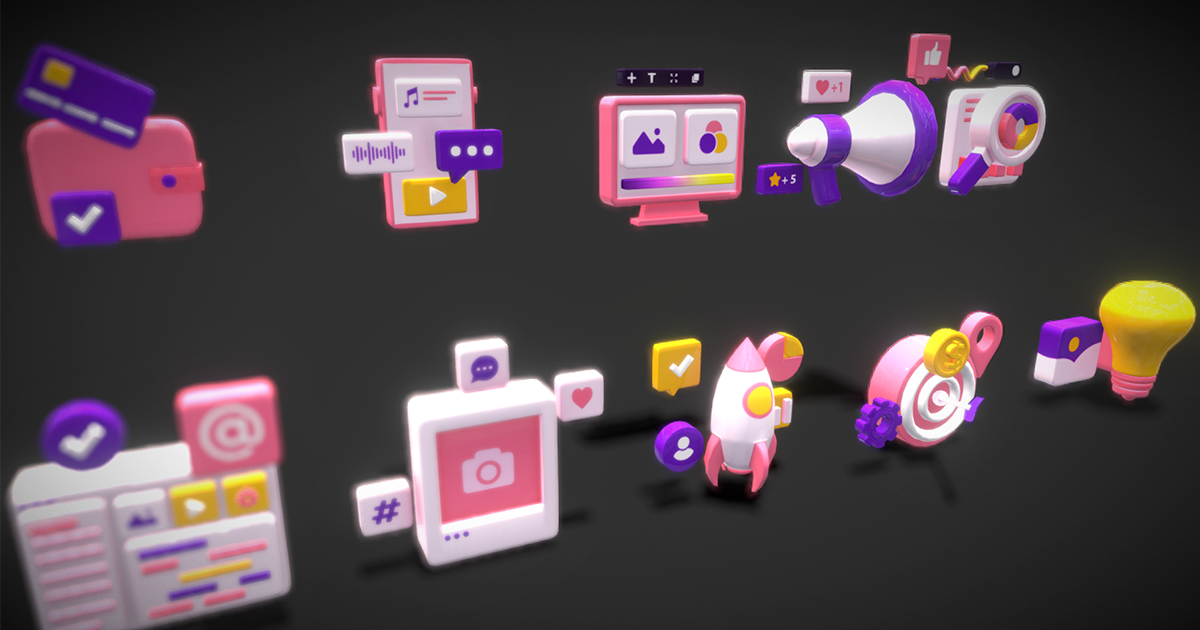 3D Button Collections1 | 3D Exterior | Unity Asset Store