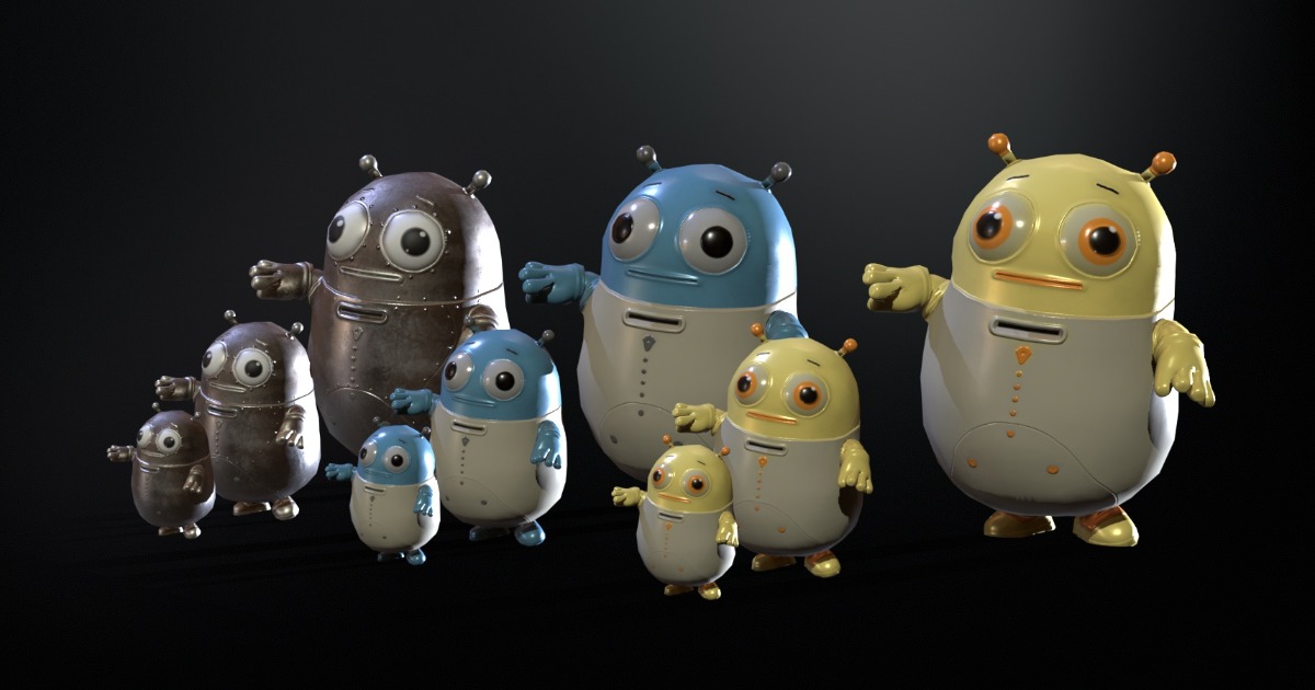 Minirobotic3Pack2 | 3D Robots | Unity Asset Store