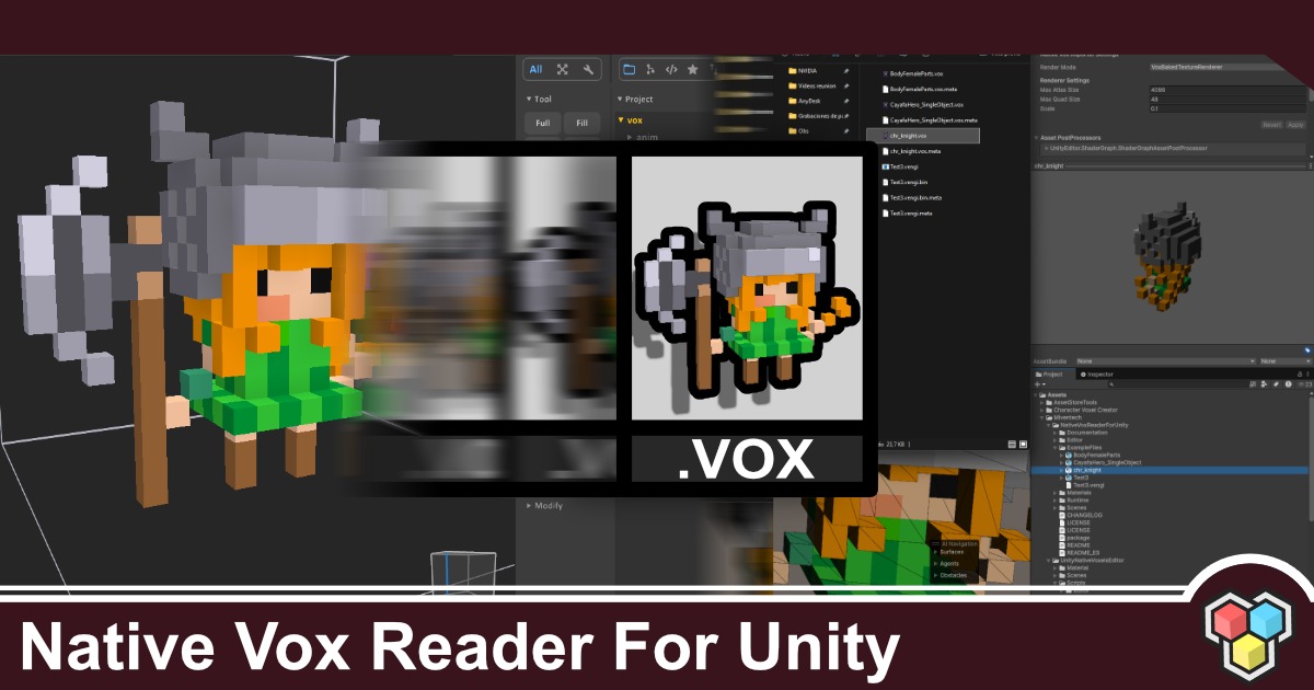 Native Vox Reader For Unity | 모델링 | Unity Asset Store
