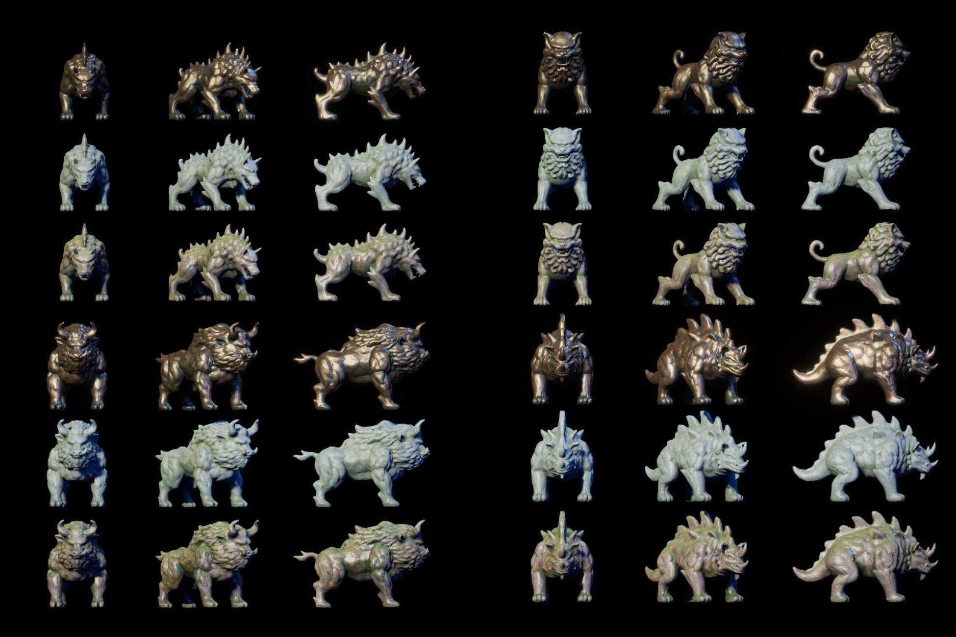 Free Monster Assets Unity Statue-Monster | 3D 道具 | Unity Asset Store
