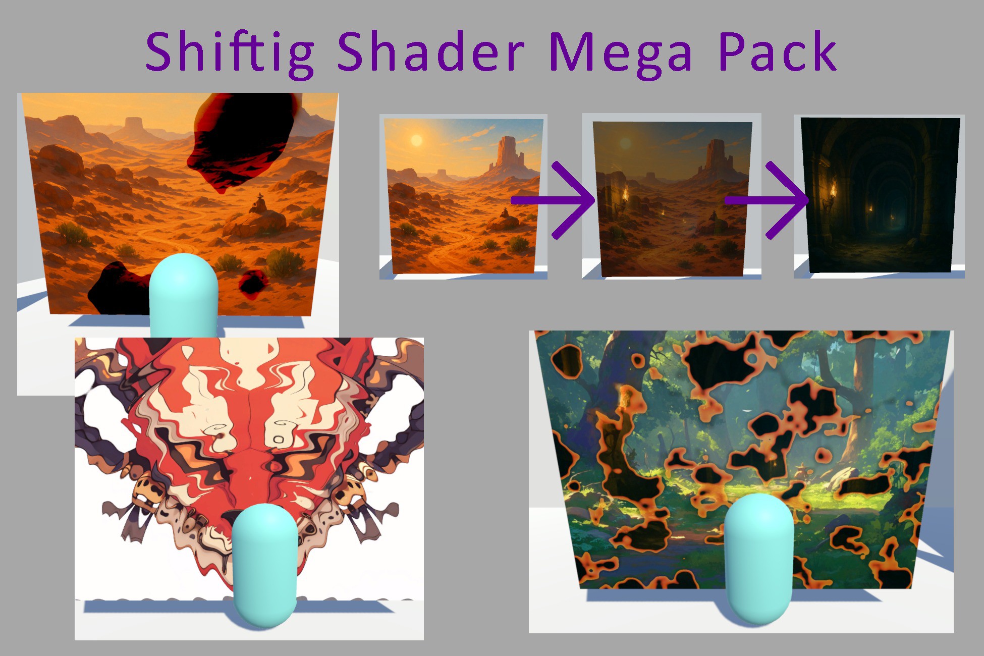 Shader Graph Color Shift Shifting Shaders Mega Pack | VFX Shaders | Unity Asset Store