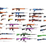 Low Poly Stylized Gun
