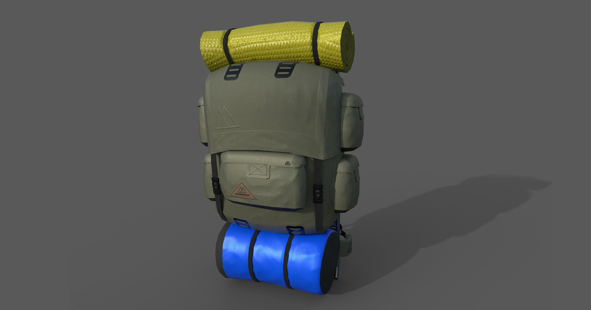 Unity Backpack Hiking Backpack Camping | 3D Props | Unity Asset Store