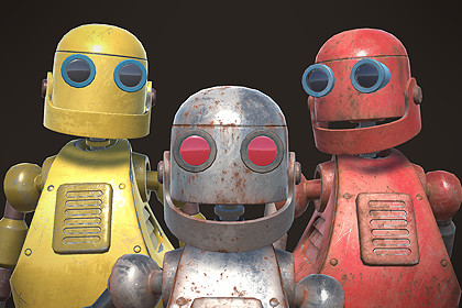 Iron Robot A - Character