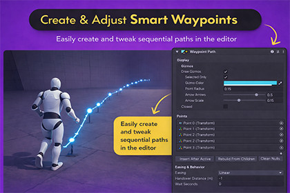 Smart Waypoints for Game Creator 2