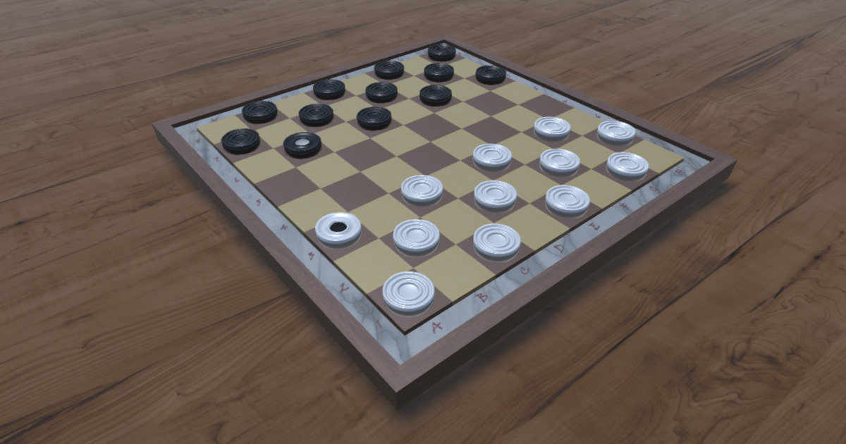 Checkers Texture Unity Checkers Game Set High Quality | 3D Interior | Unity Asset Store