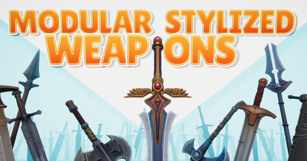 BoZo: Stylized Modular Weapons | 3D Weapons | Unity Asset Store