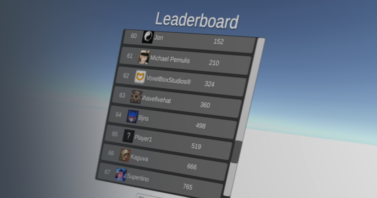 Leaderboards for Steam | Integration | Unity Asset Store