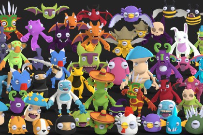 50+ Monsters Bundle