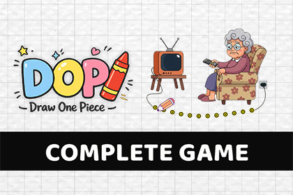 Draw one piece - DOP Puzzle | Template