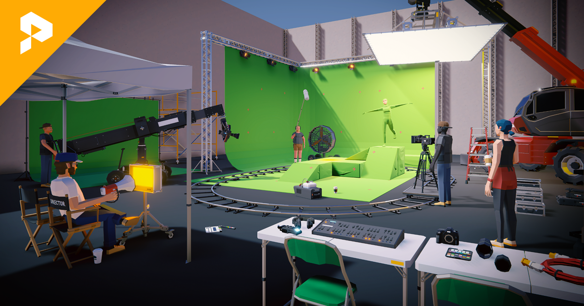 Poly Movie Set | 3D Props | Unity Asset Store
