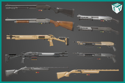Shotgun Collection 01 URP HDRP Textures