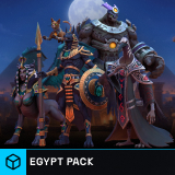 Stylized Egyptian Fantasy Characters Pack