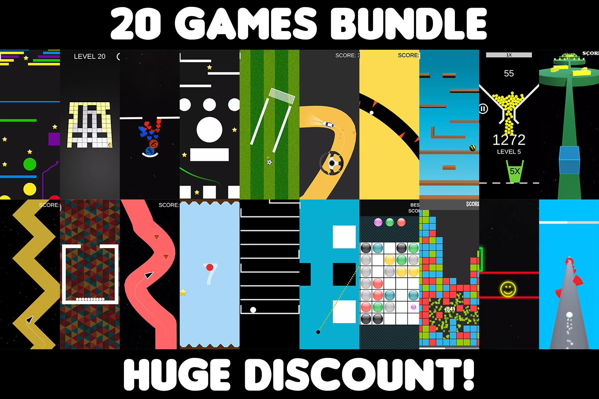 Unity Discount 20 Games Bundle - Huge Discount | Packs | Unity Asset Store
