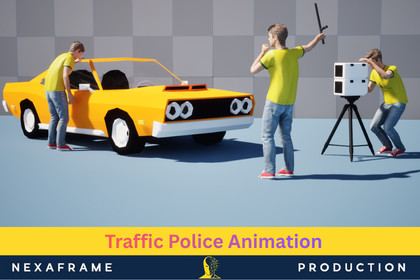 Traffic Police Animation